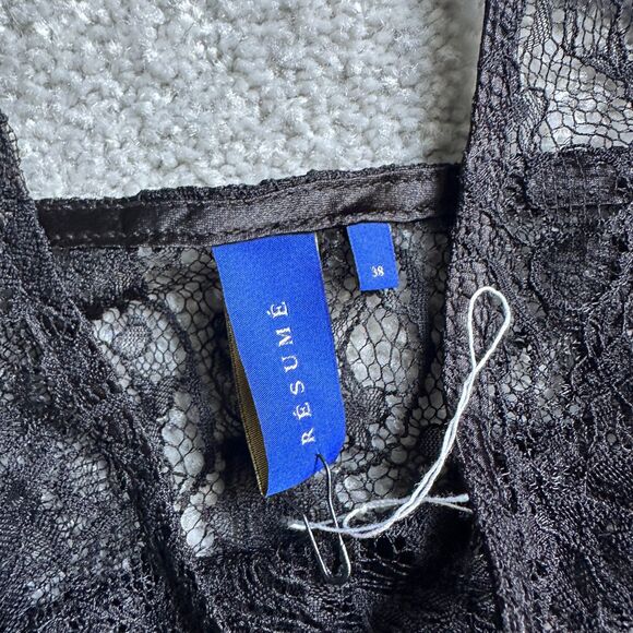 RÉSUMÉ BLACK LACE CAMISOLE - Picture 3 of 5